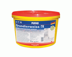 Pufas - GRUNDIERWEISS (ГК) - грунтовочная краска 10 л